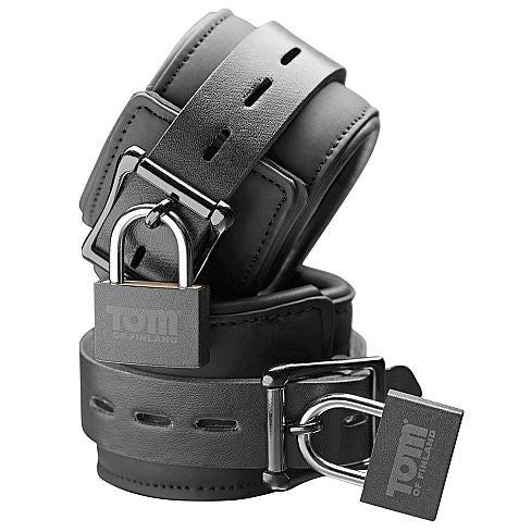 TOM OF FINLAND - NEOPRENE WRIST WRAPS WITH LOCK