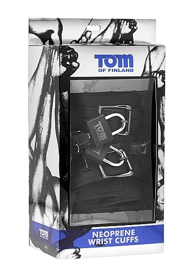 TOM OF FINLAND - NEOPRENE WRIST WRAPS WITH LOCK