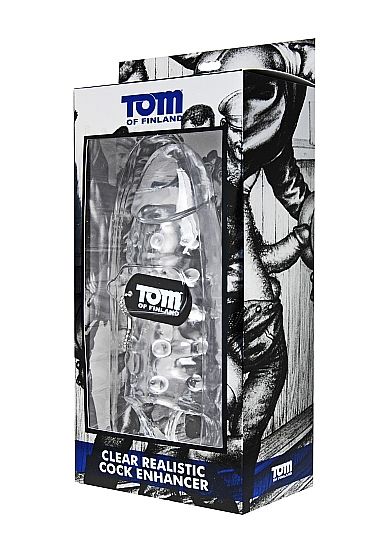 TOM OF FINLAND - CLEAR REALISTIC COCK ENHANCER