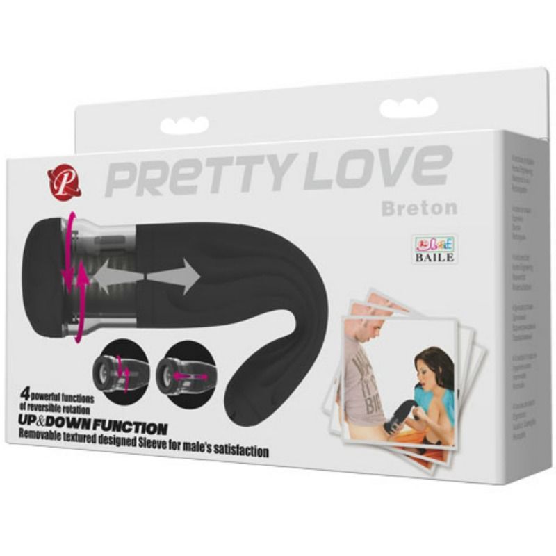 PRETTY LOVE - MASTURBADOR MULTIFUNCIÓN MASCULINO BRETON