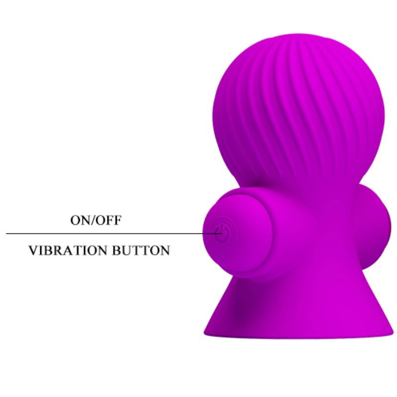 PRETTY LOVE - NIPPLE STIMULATORS 12 VIBRATION MODES LILAC