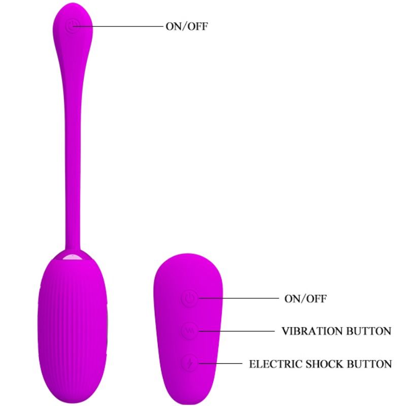 PRETTY LOVE - SHOCK FUN HUEVO VIBRANTE Y ELECTROSHOCK