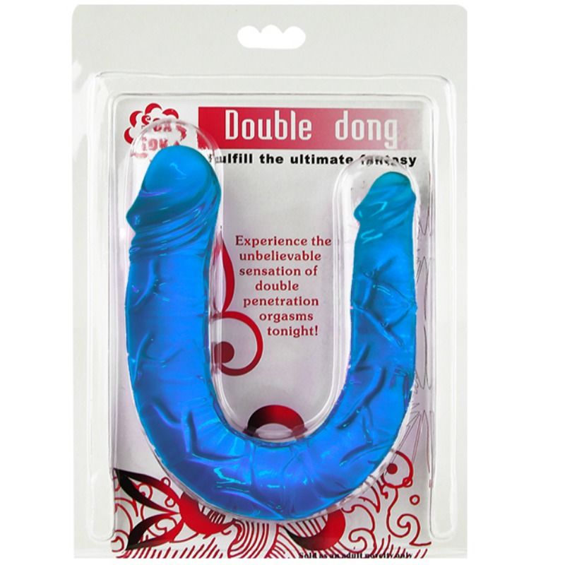 BAILE - DOUBLE DONG DOUBLE BLUE DILDO