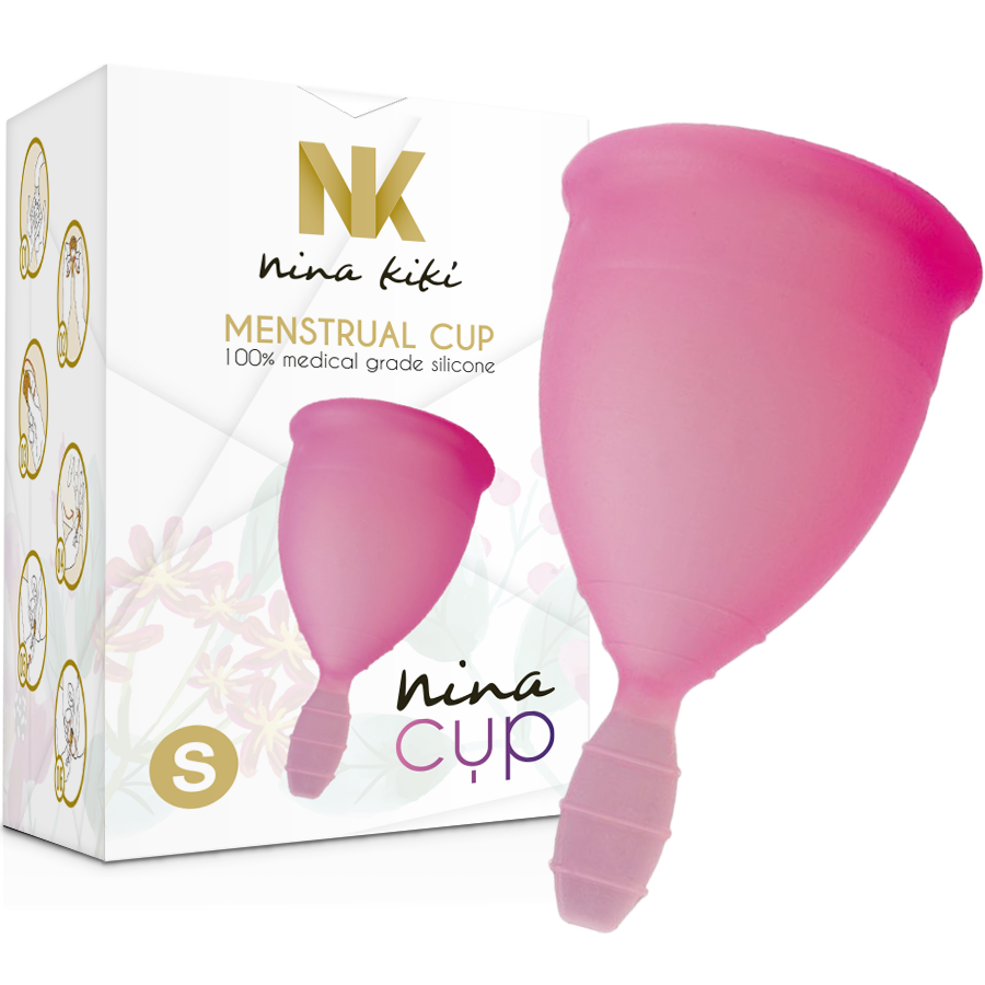 NINA KIKÍ - PINK MENSTRUAL CUP - SIZE S