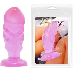 BAILE - UNISEX ANAL PLUG WITH SUCTION CUP PINK