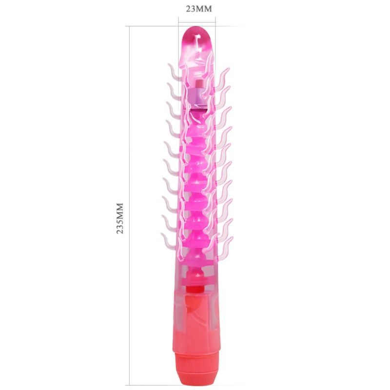 BAILE - FLEXI VIBE SENSUAL SPINE FOLDABLE VIBRANT DILDO LILAC 23.5 CM