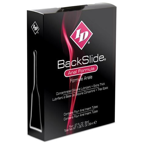 ID BACKSLIDE - ANAL INSERT 4 TUBES 8ML