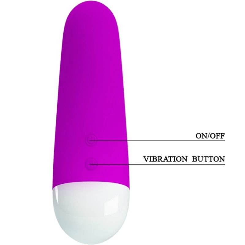 PRETTY LOVE - LUTHER MINI VIBRADOR 30 MODOS DE VIBRACIÓN