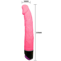 BAILE - REALISTIC VIBRATOR ADOUR CLUB 23 CM PINK