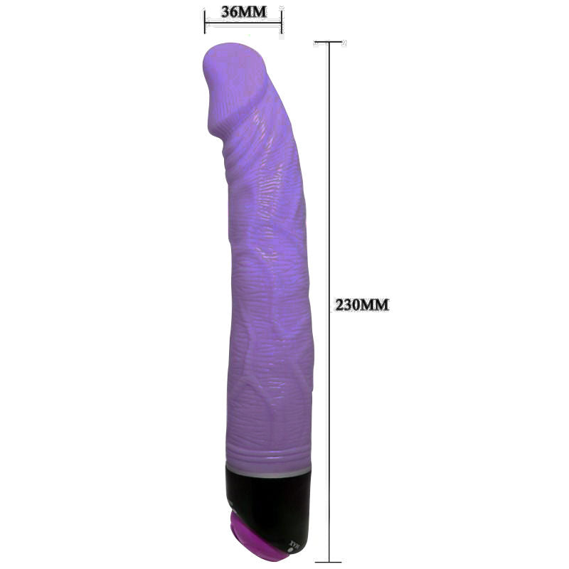 BAILE - ADOUR CLUB VIBRADOR REALISTA 23 CM LILA