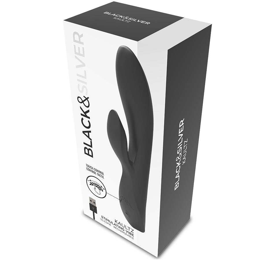 BLACK&amp;SILVER - VIBRADOR KAULTZ TOUCH CONTROL