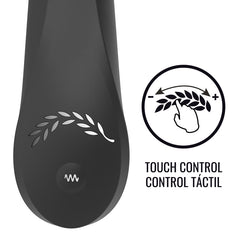 BLACK&amp;SILVER - CONTROL TÁCTIL DEL VIBRADOR KEAN