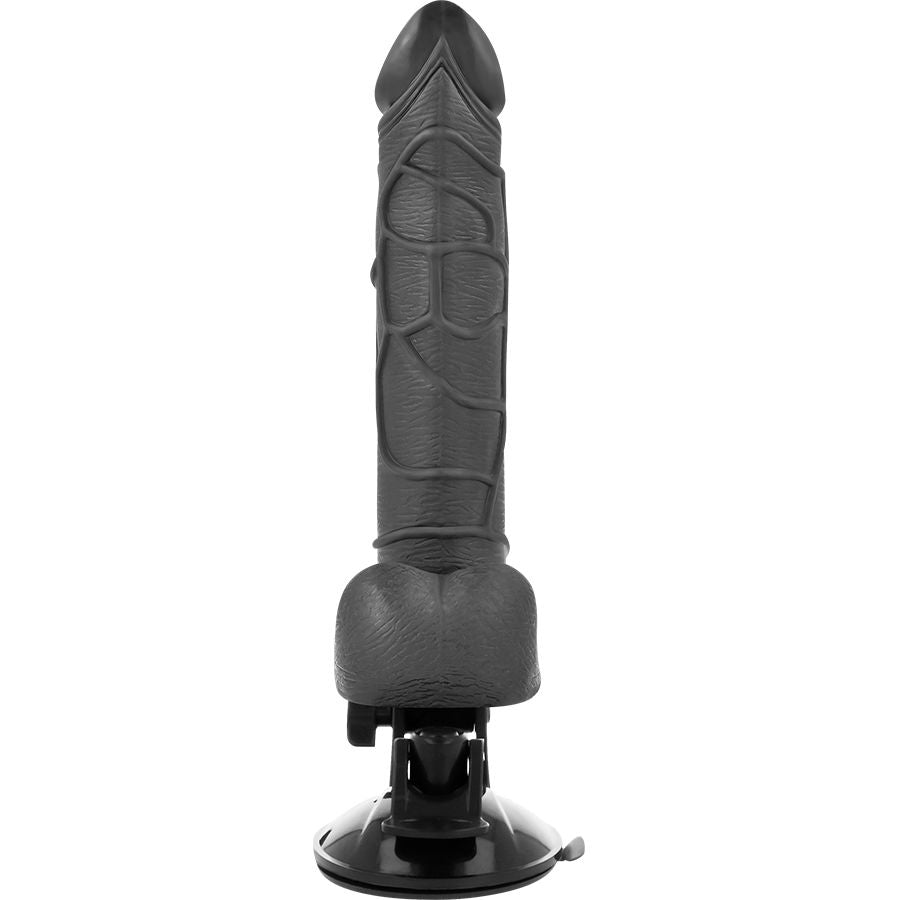 BASECOCK - VIBRATEUR RÉALISTE TÉLÉCOMMANDE NATUREL AVEC TESTICULES19.5 CM -O- 4 CM