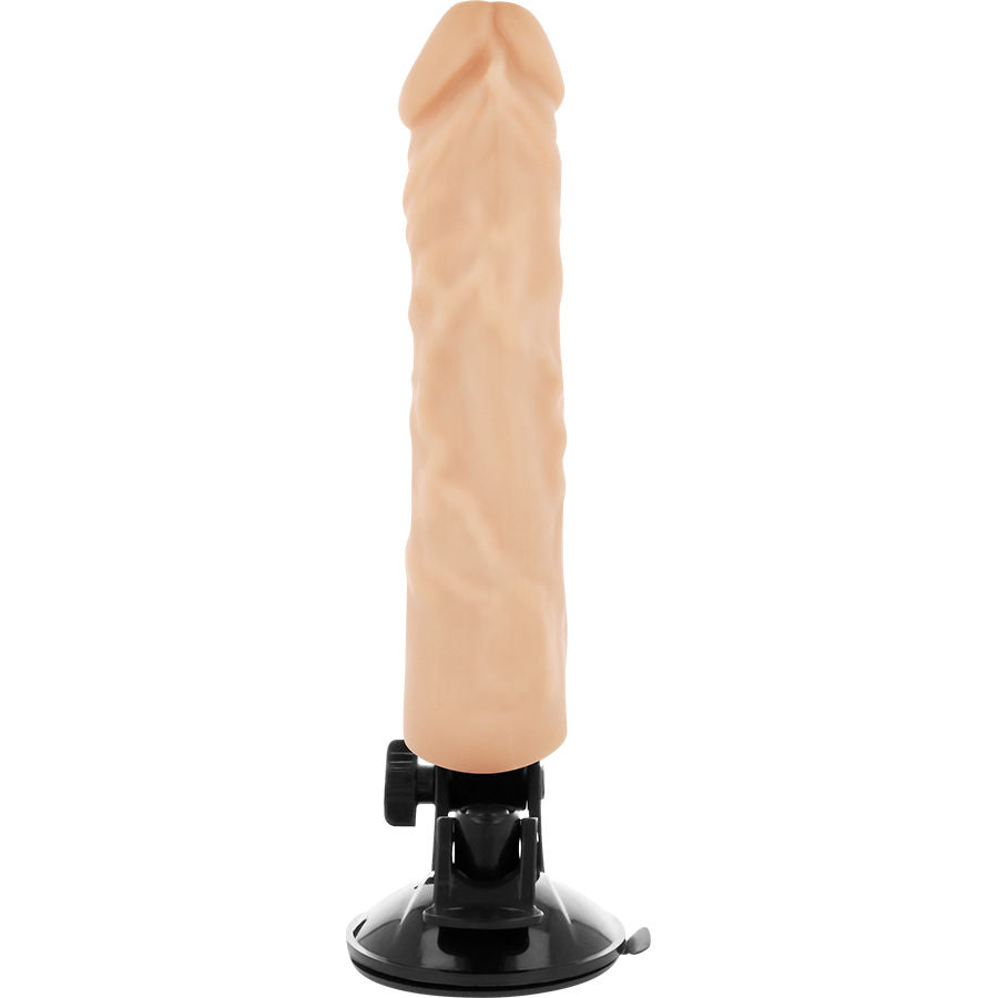 BASECOCK - VIBRADOR REALISTA CON CONTROL REMOTO NATURAL 21 CM -O- 4 CM