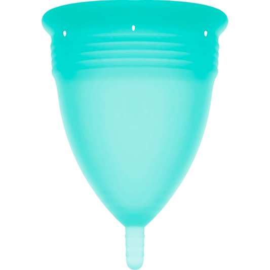 STERCUP - FDA SILICONE MENSTRUAL CUP AQUAMARINE - SIZE L