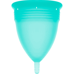 STERCUP - COUPE MENSTRUELLE EN SILICONE FDA AIGUE-MARINE - TAILLE L
