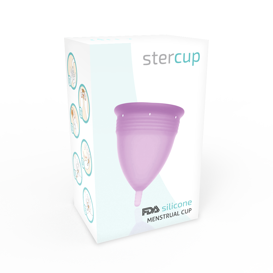 STERCUP - LILAC FDA SILICONE MENSTRUAL CUP - SIZE L