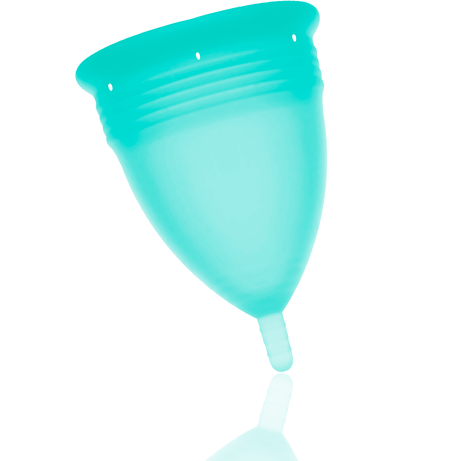 STERCUP - AQUAMARINE FDA SILICONE MENSTRUAL CUP - SIZE S