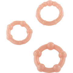 SEVEN CREATIONS - SET OF THREE SKIN COCK RINGS