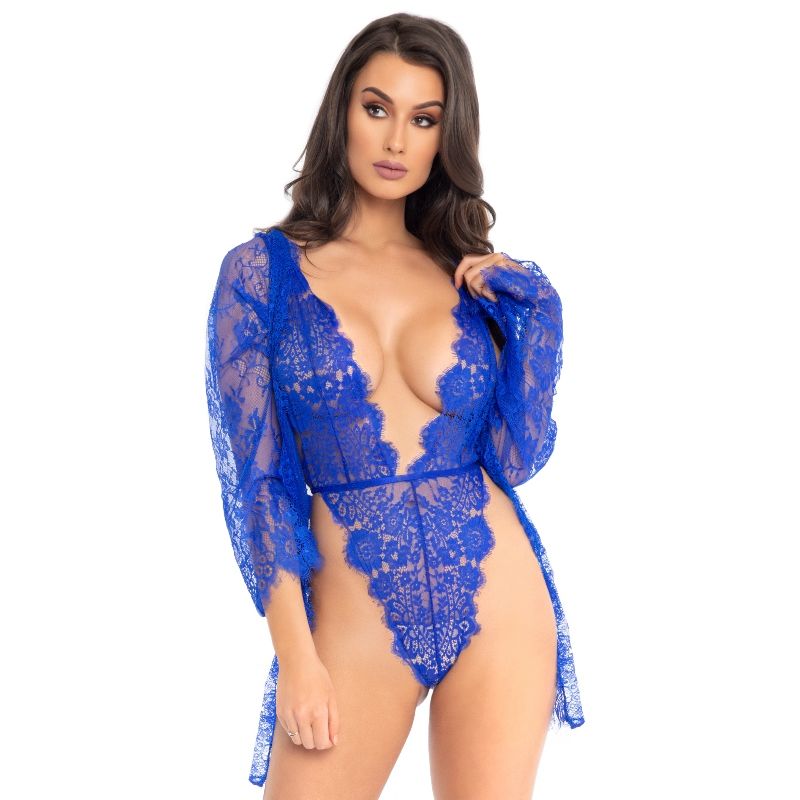 LEG AVENUE - BLUE TEDDY AND DRESS S