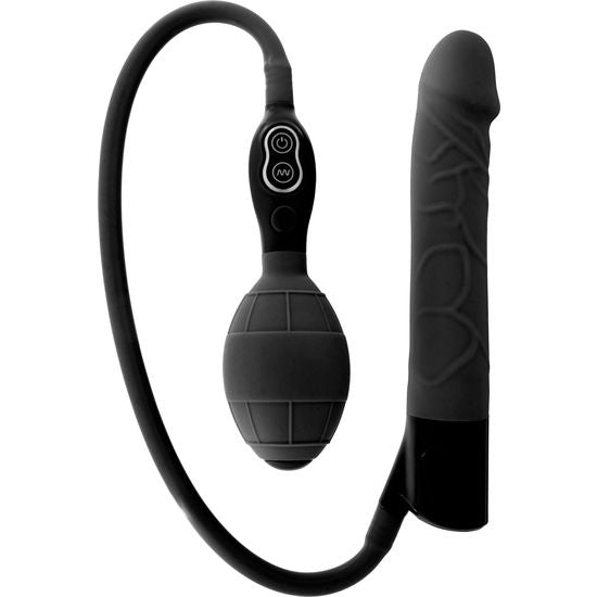 SIETE CREACIONES - VIBRADOR HINCHABLE NEGRO