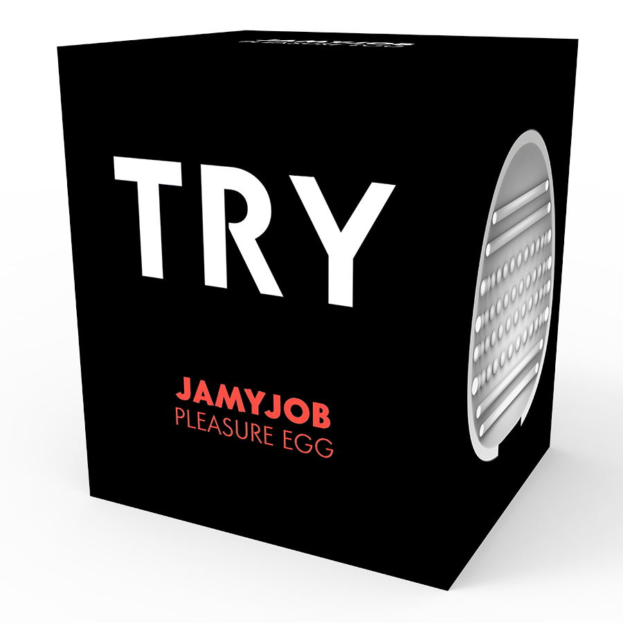 JAMYJOB - MASTURBATEUR EGG NOIR VERSION DISCRETT