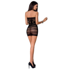 PASSION - MUJER BS063 VESTIDO NEGRO TALLA ÚNICA