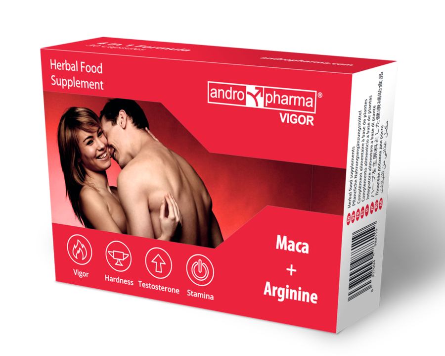 ANDROPHARMA VIGOR – SUPLEMENTO PARA MEJORAR LA LIBIDO