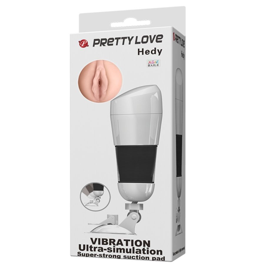 PRETTY LOVE - MASTURBADOR VAGINA HEDY CON VIBRACIÓN