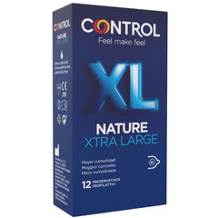 CONTROL - PRESERVATIVOS ADAPTA NATURE XL 12 UNIDADES