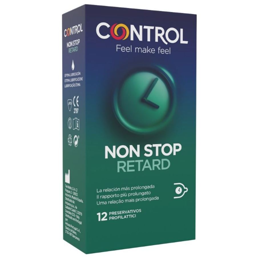 CONTROL - NON STOP DELAY CONDOMS 12 UNITS