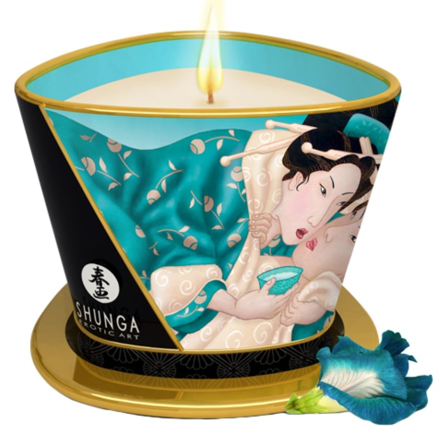 SHUNGA - ISLAND FLOWERS MASSAGE CANDLE 170 ML