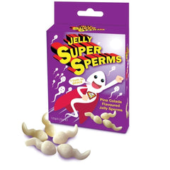 SPENCER &amp; FLEETWOOD - GOMITAS JELLY SUPER SPERM FORMA DE ESPERMA 120 GR