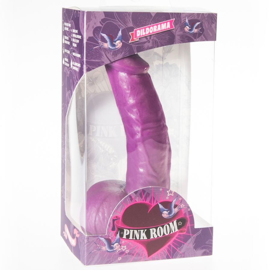 PINK ROOM - REALISTIC DILDO CONNOR PURPLE 16 CM