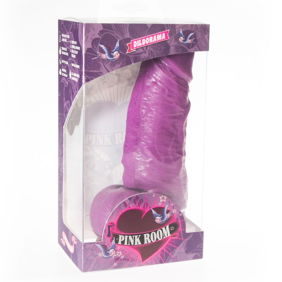 PINK ROOM - REALISTIC DILDO DAYAN PURPLE 17 CM