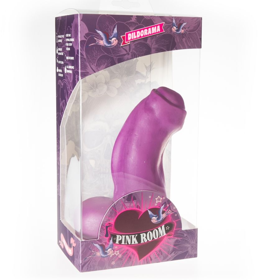 PINK ROOM - NESTOR REALISTIC PURPLE DILDO 16.5 CM