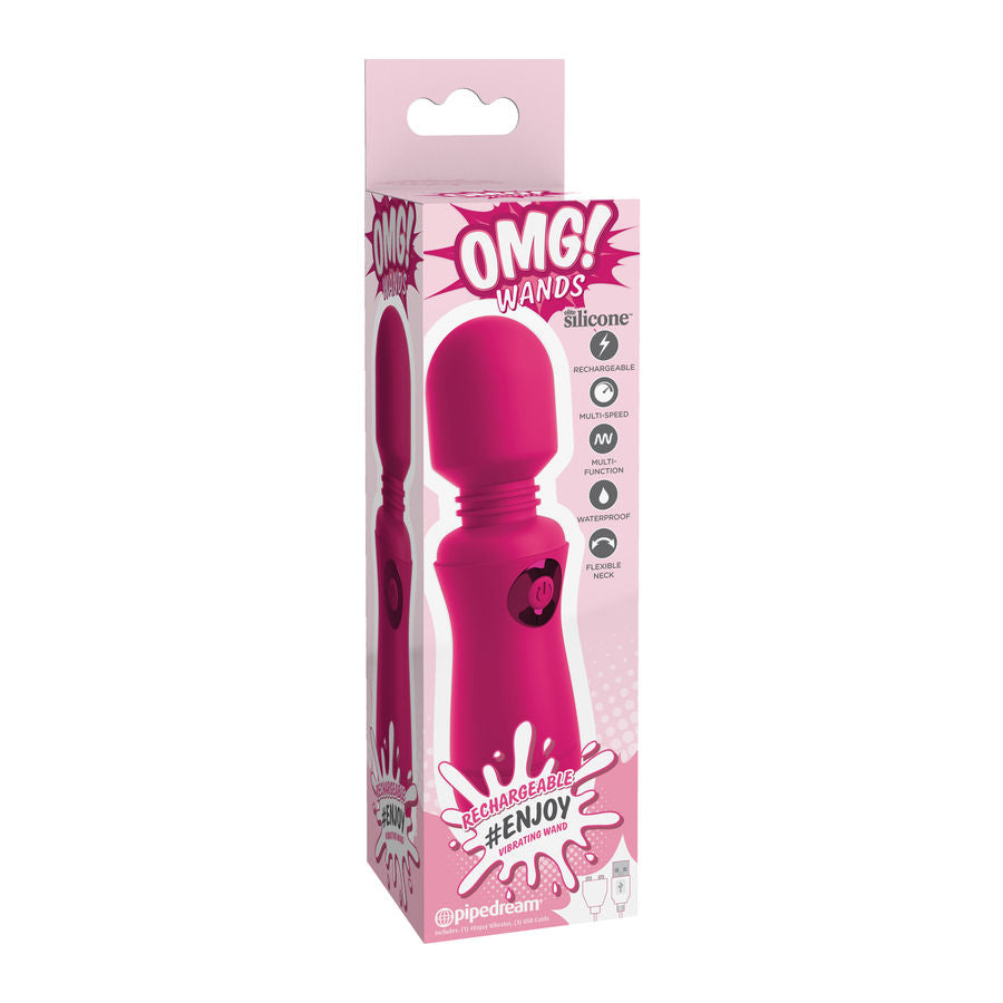 OMG - DISFRUTE VARITA VIBRADORA ROSA