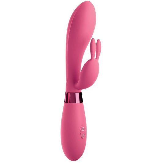 OMG - SELFIE SILICONE VIBRATOR RABBIT ROSE