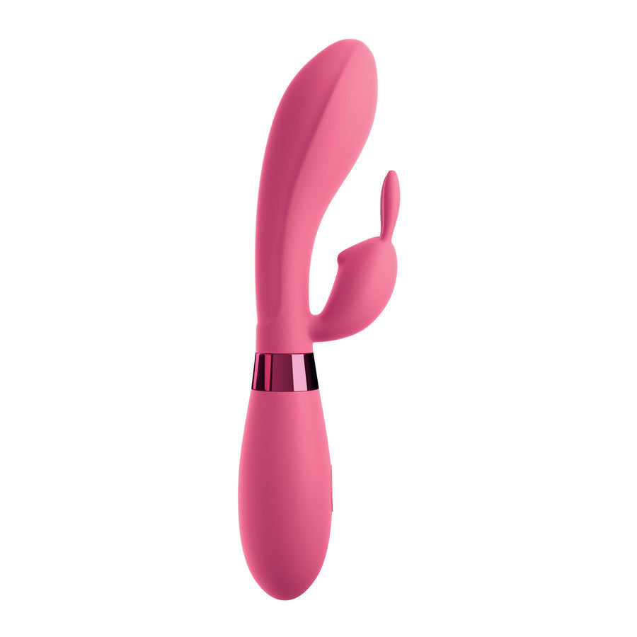 OMG - SELFIE VIBRADOR DE SILICONA CONEJO ROSA