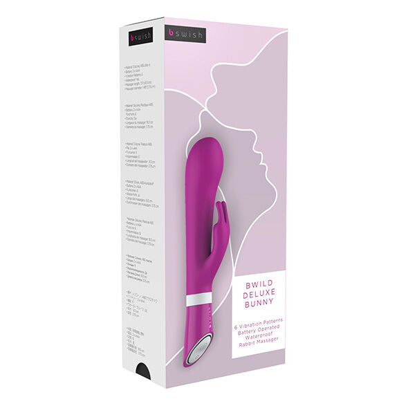 B SWISH - BWILD DELUXE BUNNY RABBIT VIBRADOR FRAMBUESA