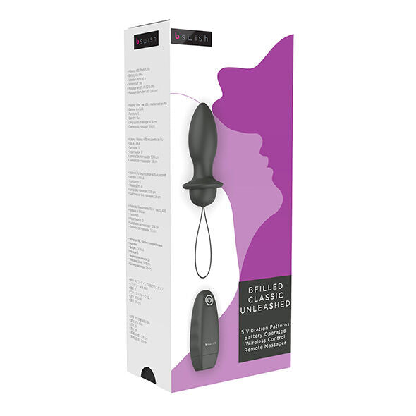 B SWISH - PLUG VIBRADOR CLÁSICO BFILLED NEGRO