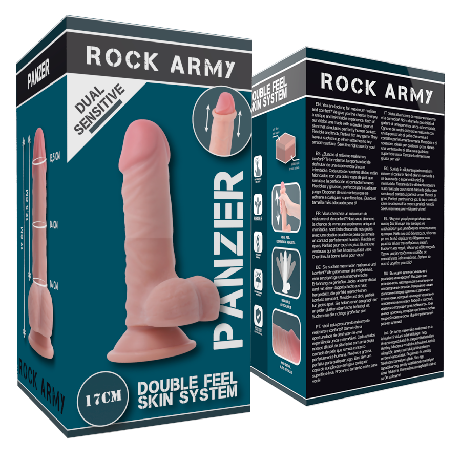 ROCKARMY - PANZER DOBLE DENSIDAD 17 CM -O- 4.46 CM