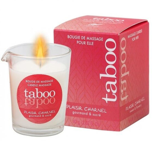 RUF - TABOO MASSAGE CANDLE FOR HER CARNAL PLEASURE COCOA FLOWER AROMA