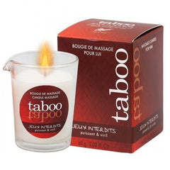 RUF - TABOO MASSAGE CANDLE FOR HIM FORBIDDEN GAMES WILD LICHEN AROMA