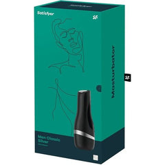 SATISFYER - MASTURBADOR HOMBRE CLÁSICO PLATA