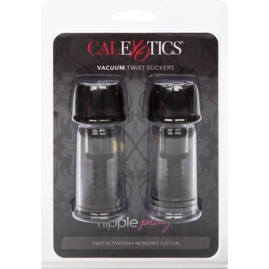 CALEXOTICS - BLACK TWIST VACUUM SUCTION CUPS