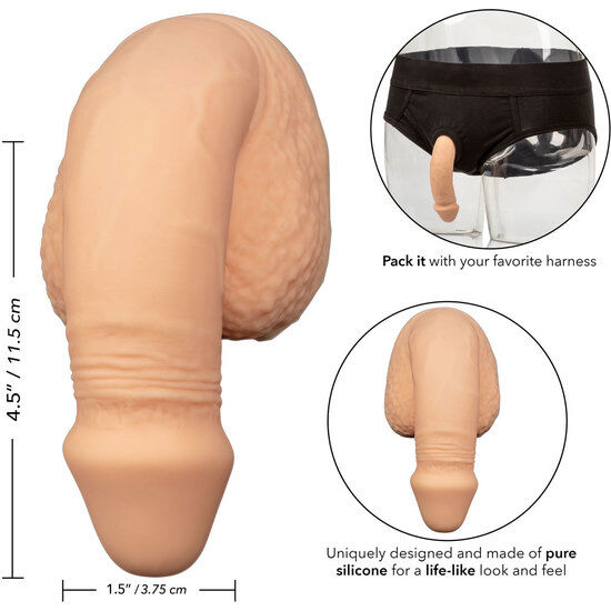 CALEXOTICS - SILICONE PENIS PACKAGING 12.75 CM FLESH