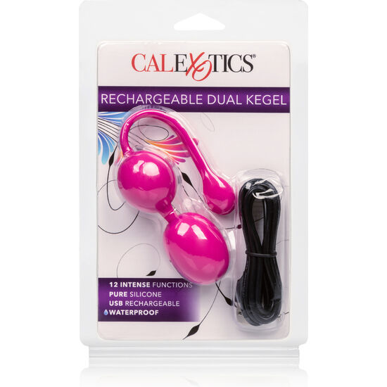 CALEXOTICS - KEGEL DOBLE RECARGABLE ROSA