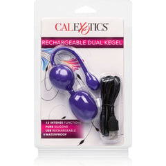 CALEXOTICS - KEGEL DUAL RECARGABLE MORADO