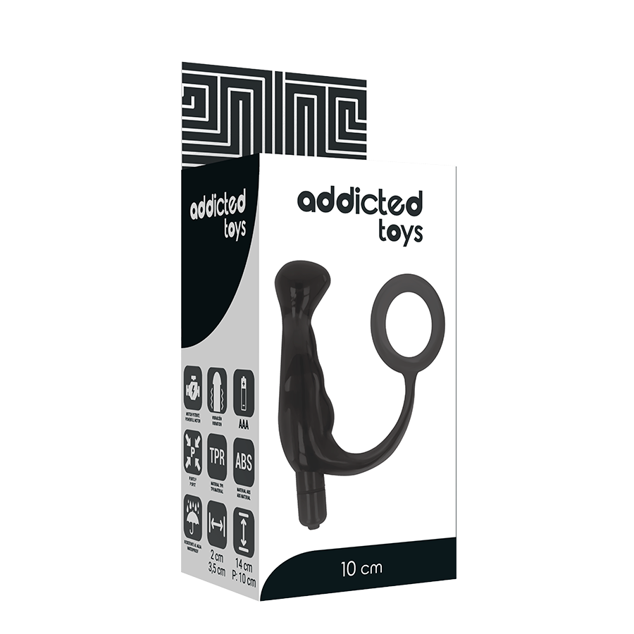 ADDICTED TOYS - PROST TICO BLACK VIBRATOR 10 CM